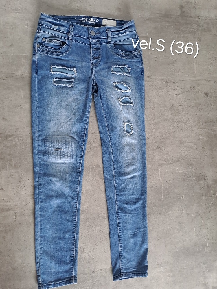 Dívčí/dámské džíny slim vel. 36 (S)