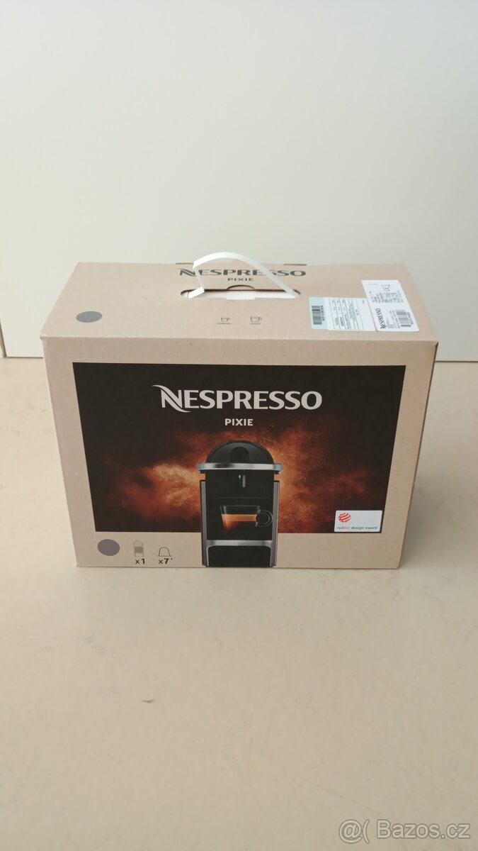 Prodám NOVÝ Nespresso Pixie Redesign Titan