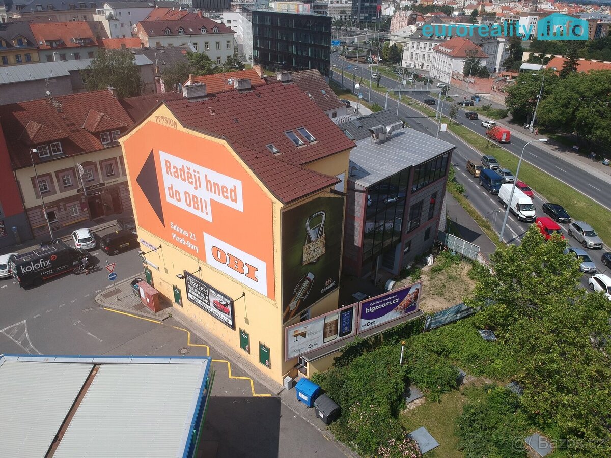 Prodej, činžovní dům s restaurací, 810 m2, Plzeň, ul. Lindau