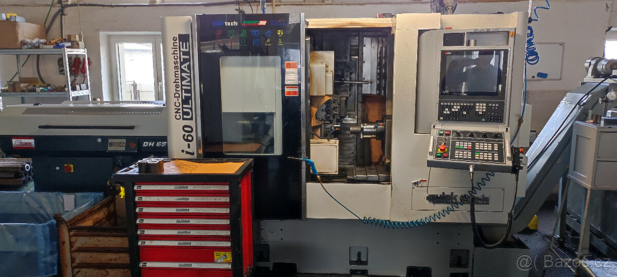 CNC soustruh QUICK TECH i60-ULTIMATE s protivřetenem
