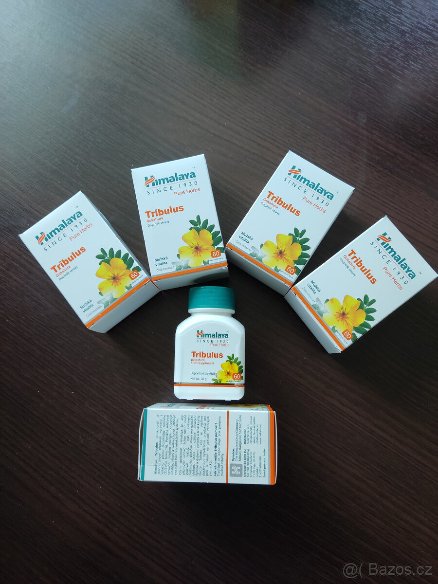 5x balení Tribulus 60 kapslí, po min. trvanlivosti