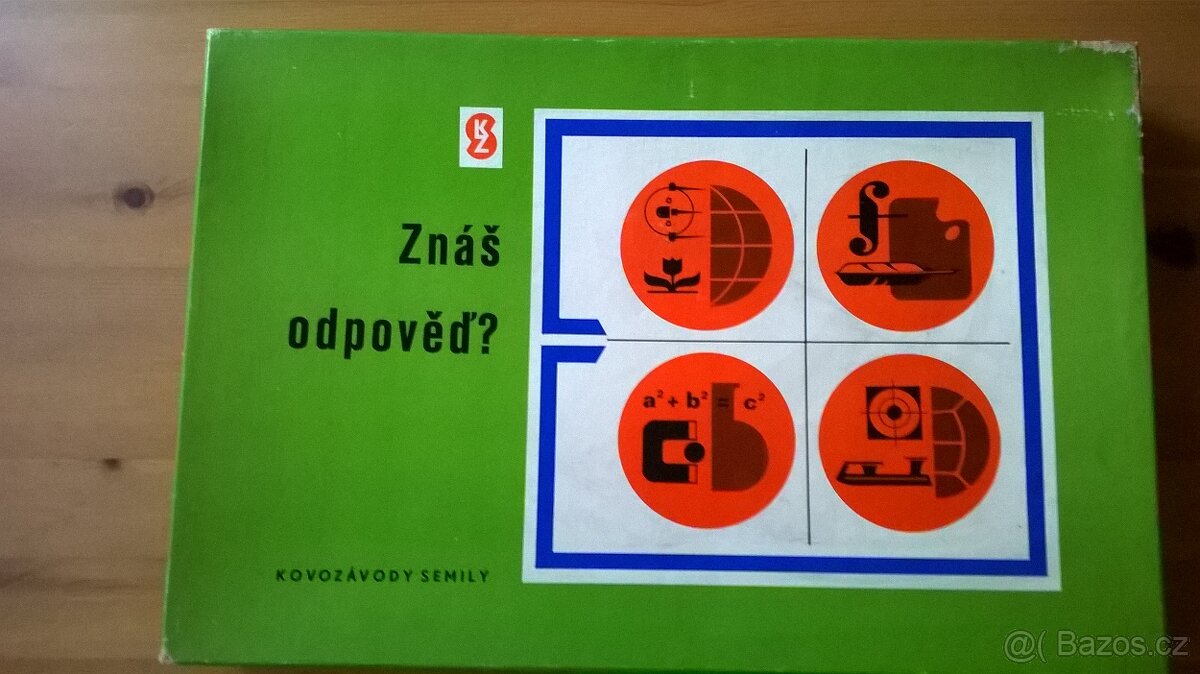 Retro společenská hra Znáš odpověď ?