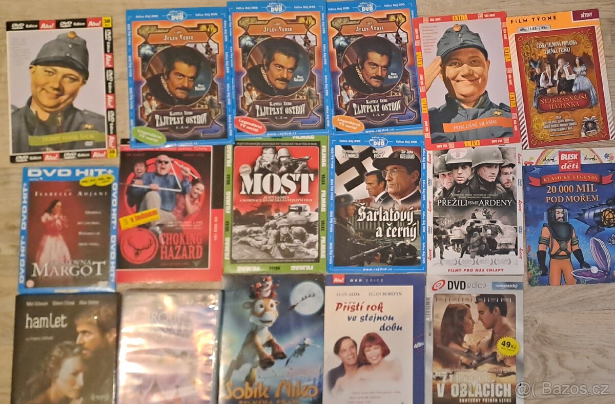 DVD různé žánry