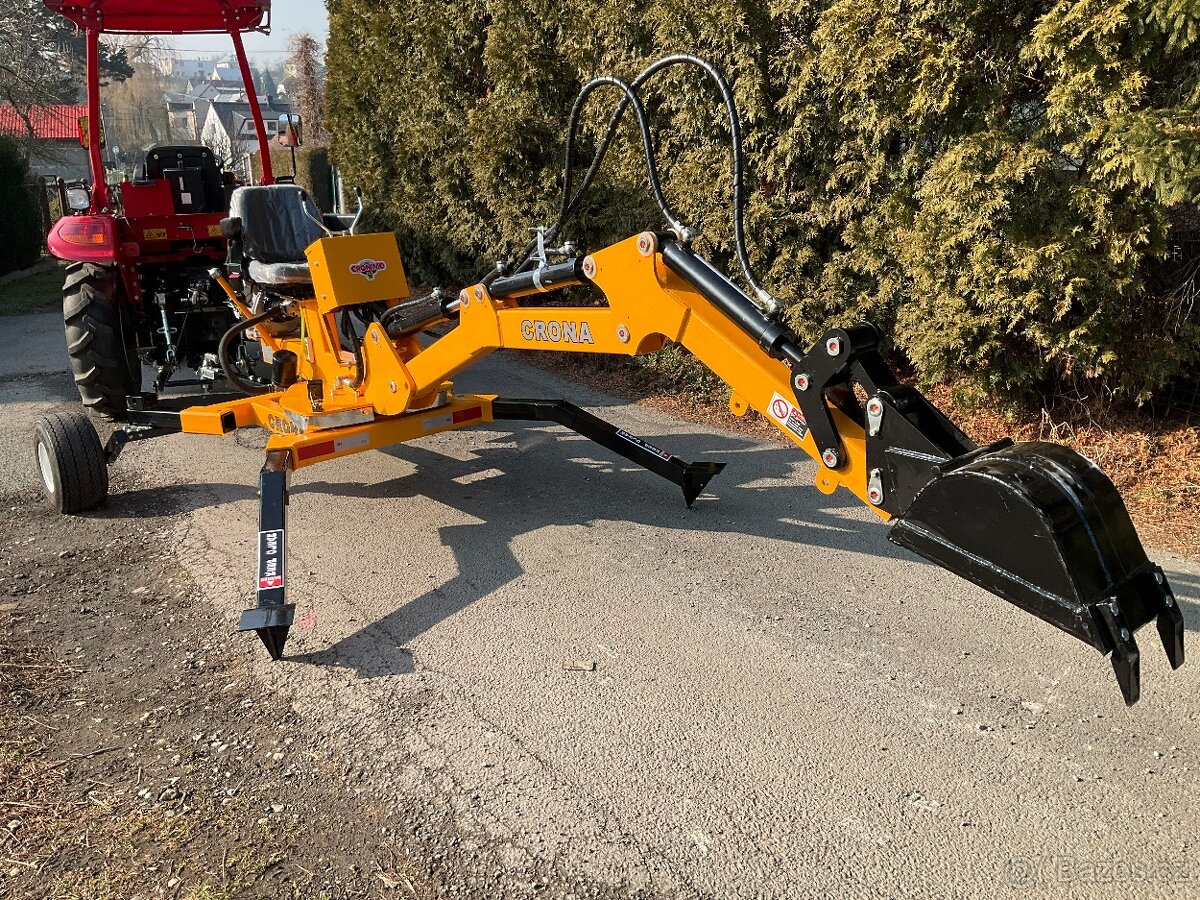 Bagr za ATV, pavouk, spider s nekonečnou otočí 360 st.