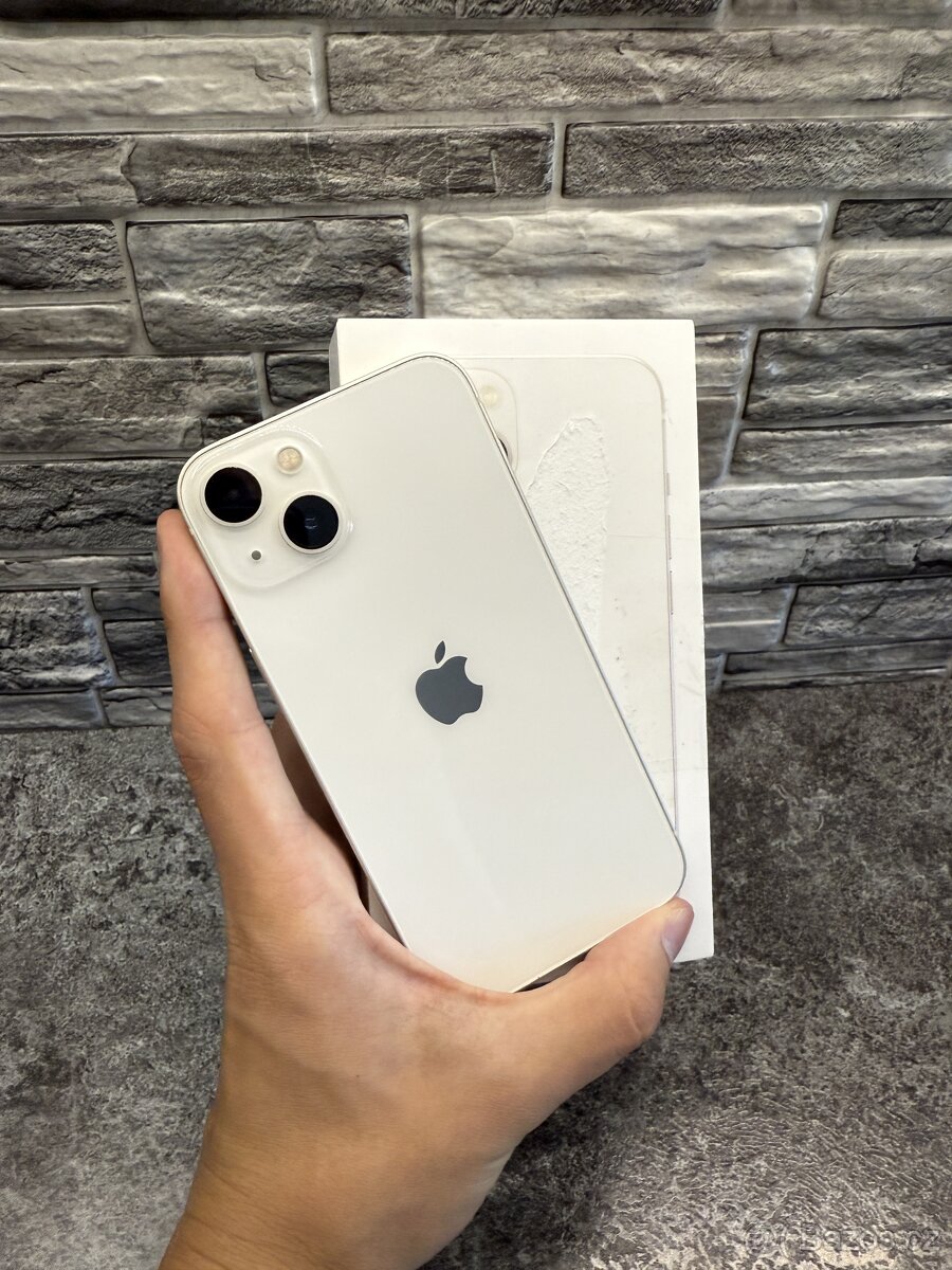 TOP iPhone 13 128GB Silver, baterie 87%, DPH