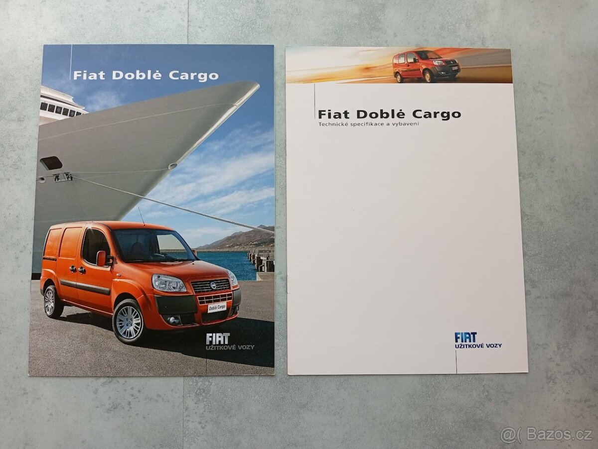 Fiat Doblo, Doble Cargo - katalog - doprava v ceně