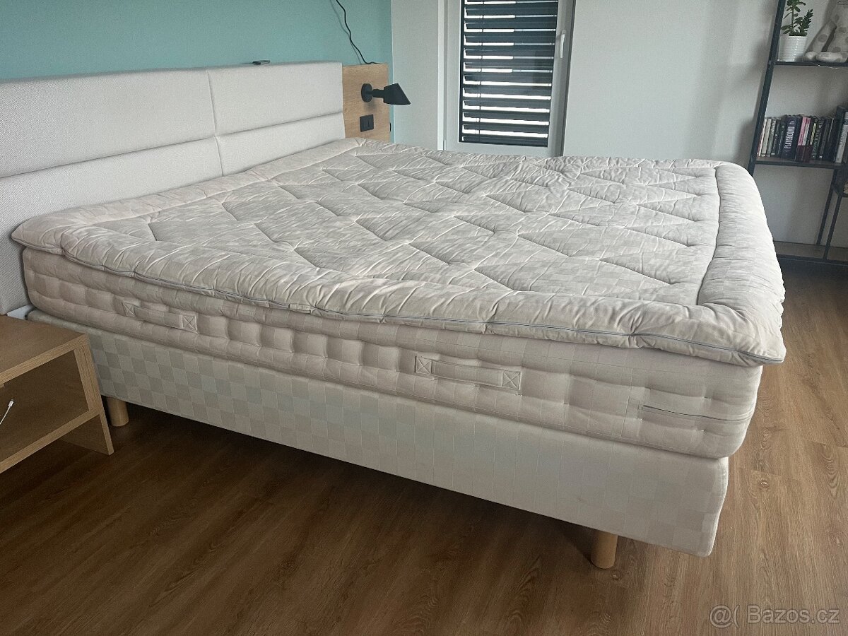 Hästens Aurora matrace + topper 200x200 cm