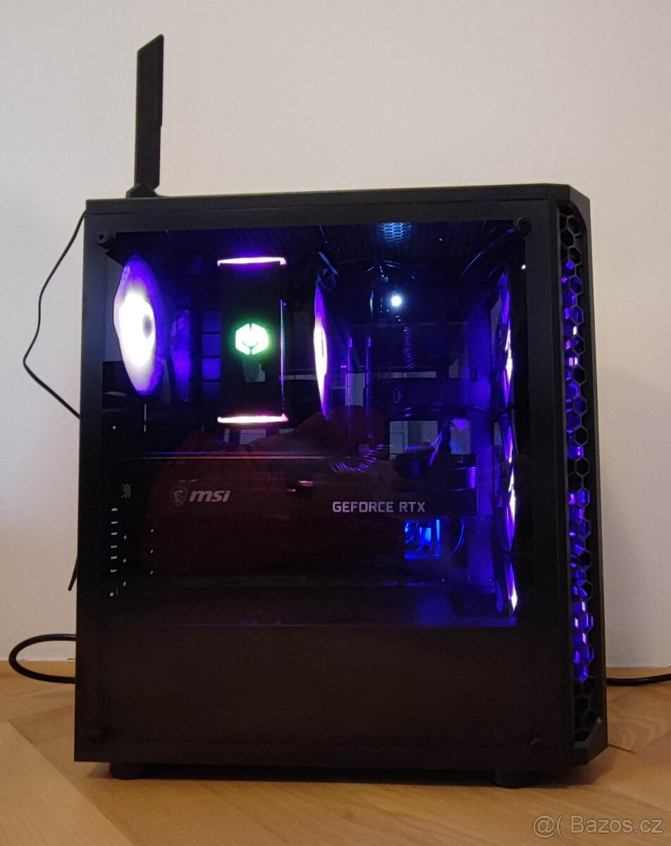 Výkonný herní PC s Ryzen 7 7700X, RTX 3070TI, 32GB DDR5 RAM