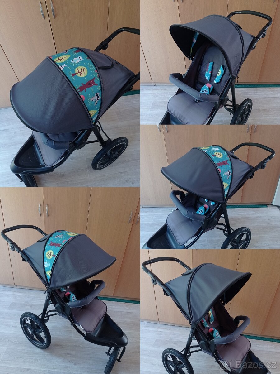 Stříška, chrániče, potah na Hauck Runner 2, nové