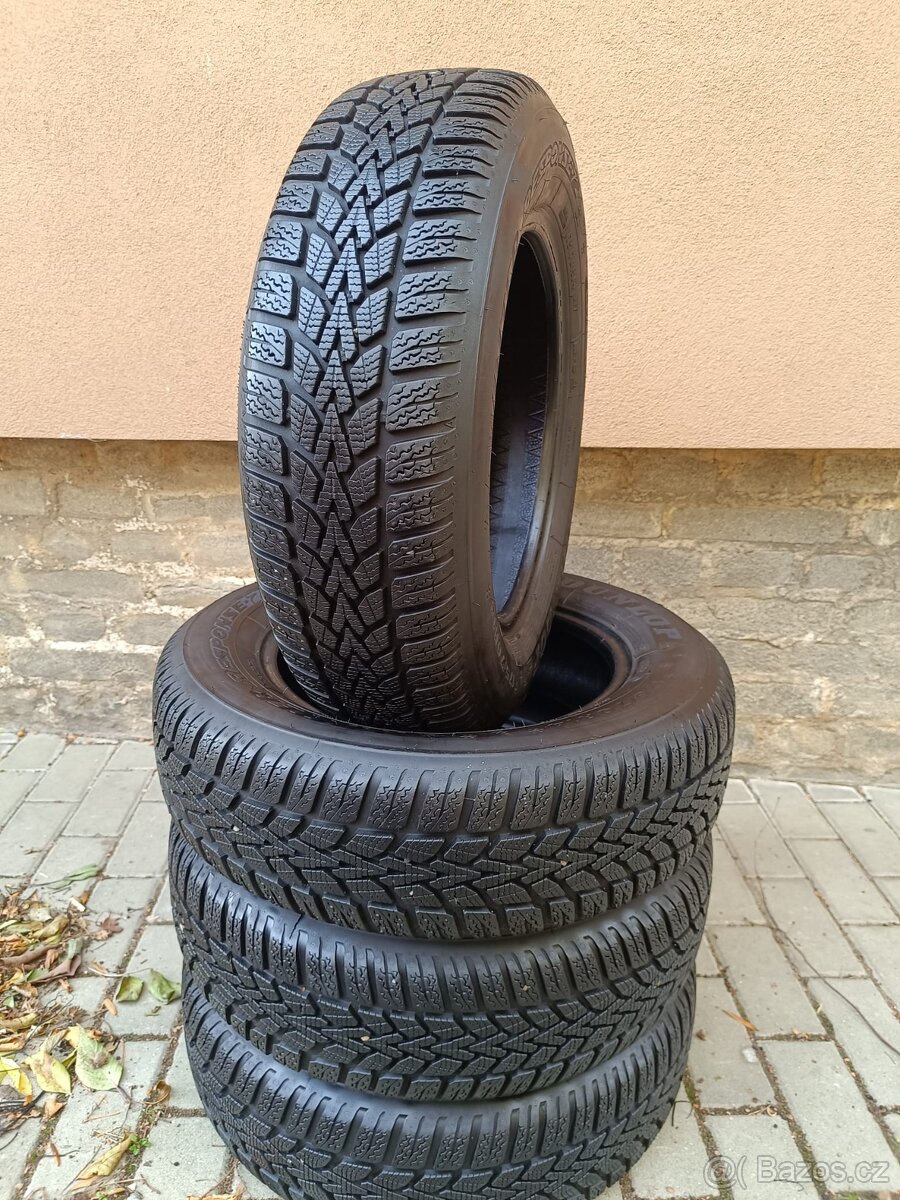 4x 175/70 r14 84T Dunlop 8 mm - zimní zánovní 175/70/14