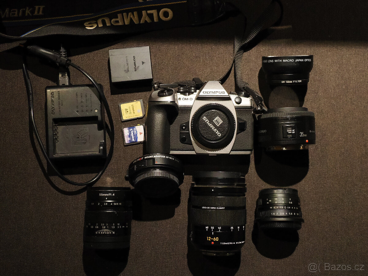 Olympus OM-D M1 MkII + příslušenství