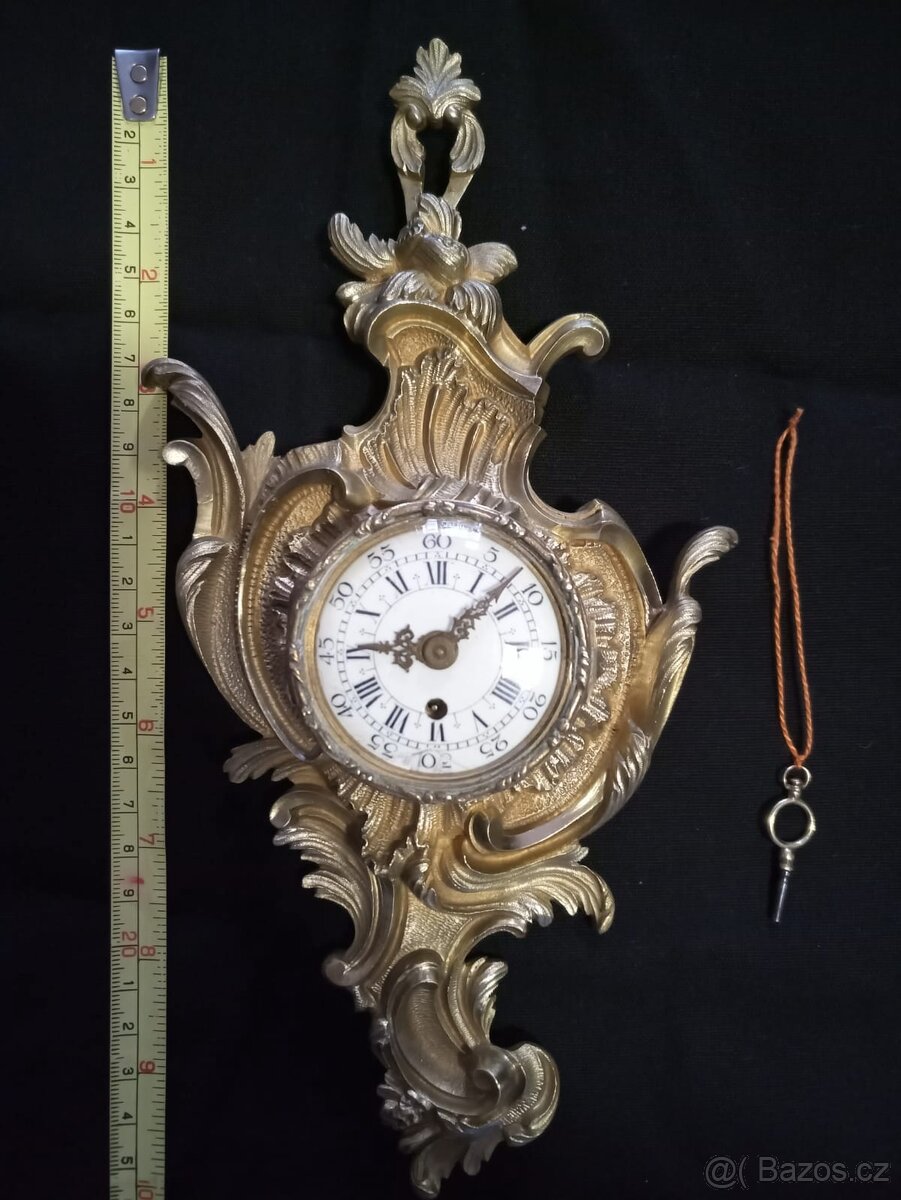 Miniaturní pozdně barokní hodiny