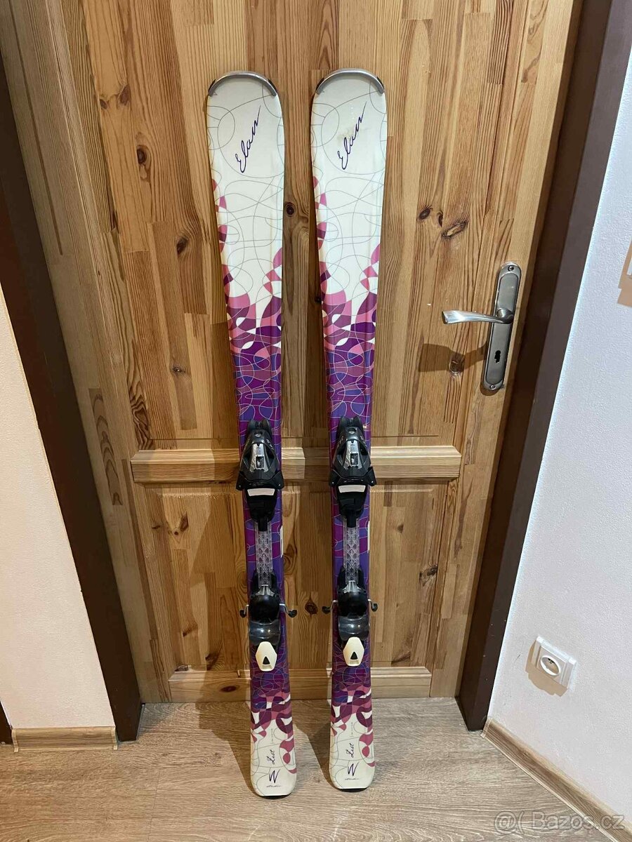 Dámské Lyže Elan ZEST PURPLE QT + ELW 9.0, 142 cm