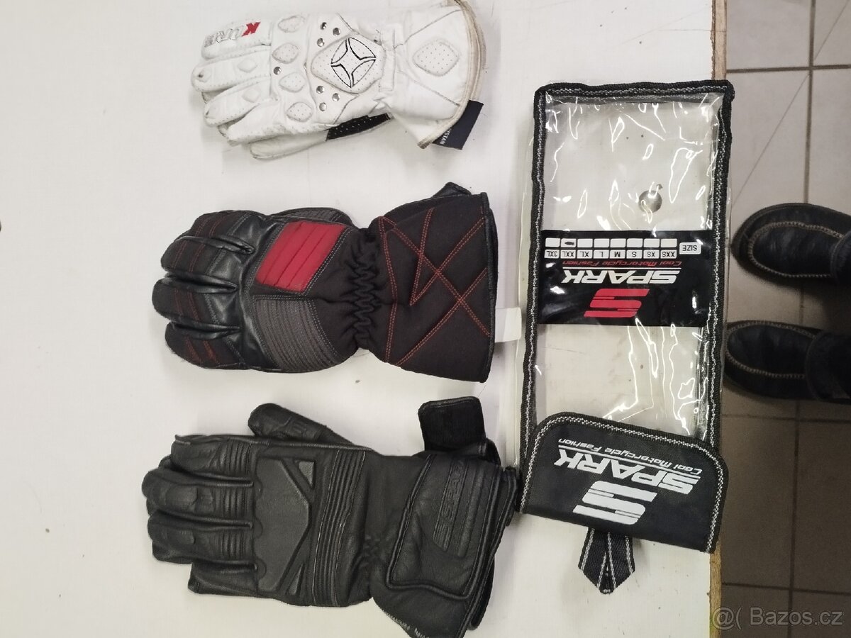 Moto rukavice 3 x