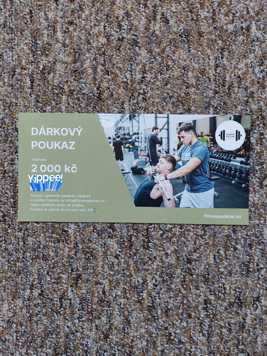Dárkový poukaz na osobní trénink