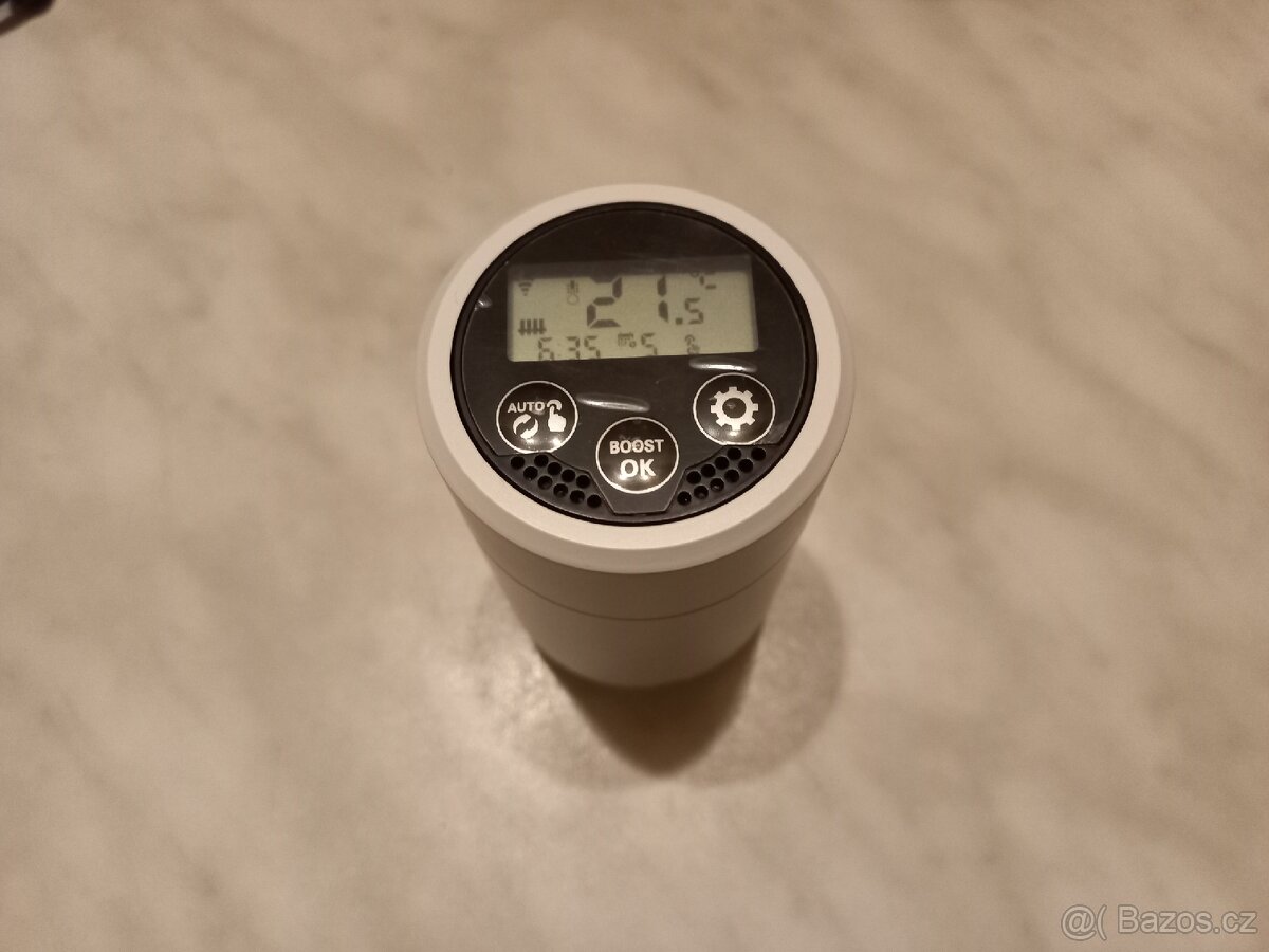 Zigbee termostatická hlavice