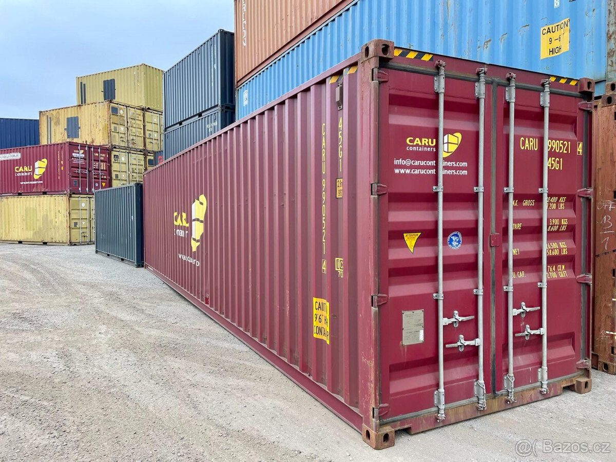 Skladový ISO lodní kontejner 40ft (12m) SKLADEM Brno 5 let