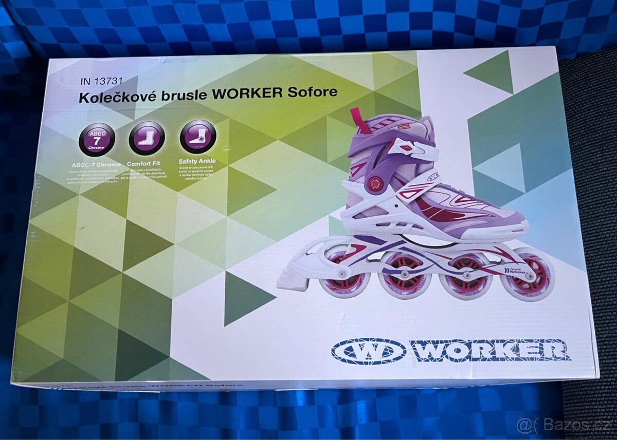 Kolečkové brusle č. 39 Worker sofore