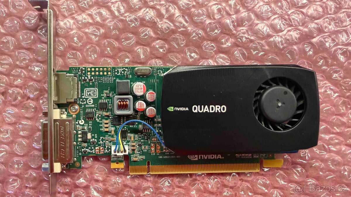 NVIDIA Quadro K600 1GB - GDDR3, PCIe x16 3.0