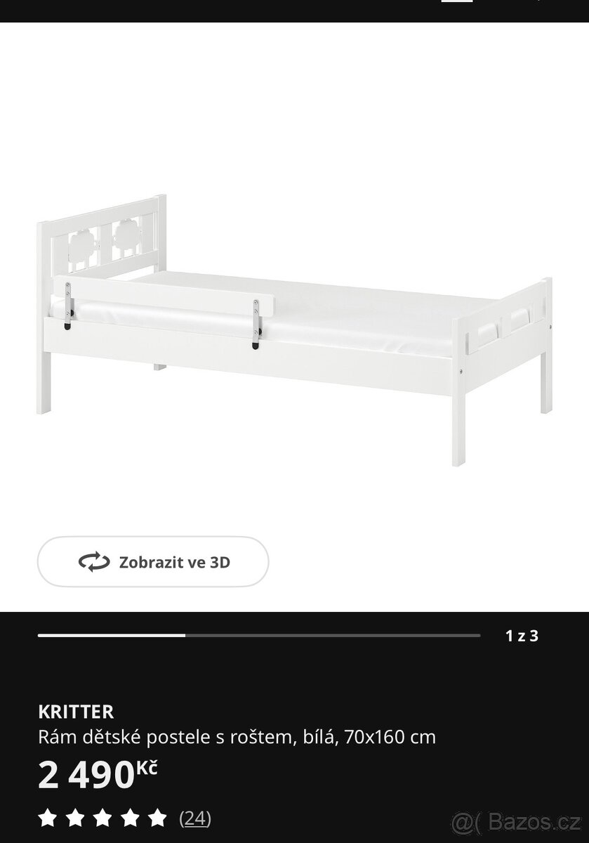 Daruji postele IKEA kritter