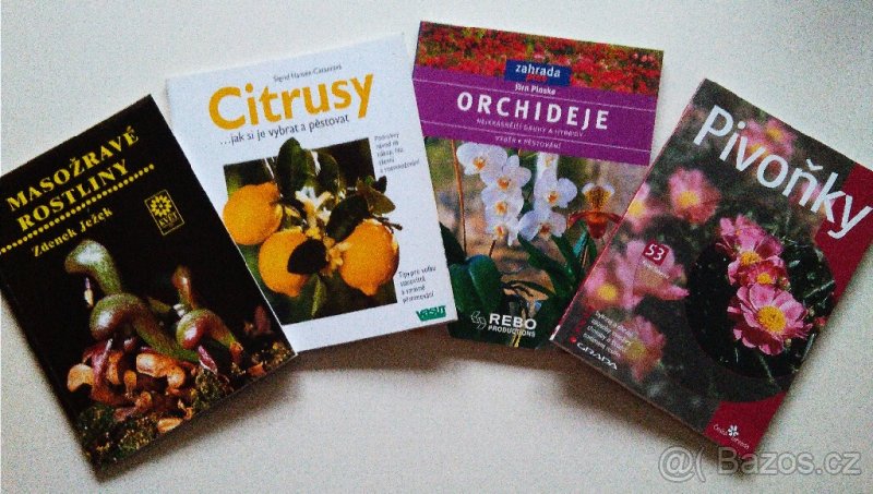 4x kniha o rostlinách