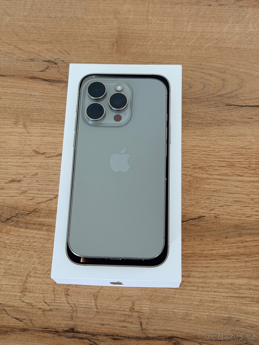 iPhone 16 Pro 128GB Natural Titanium 100%, v záruce