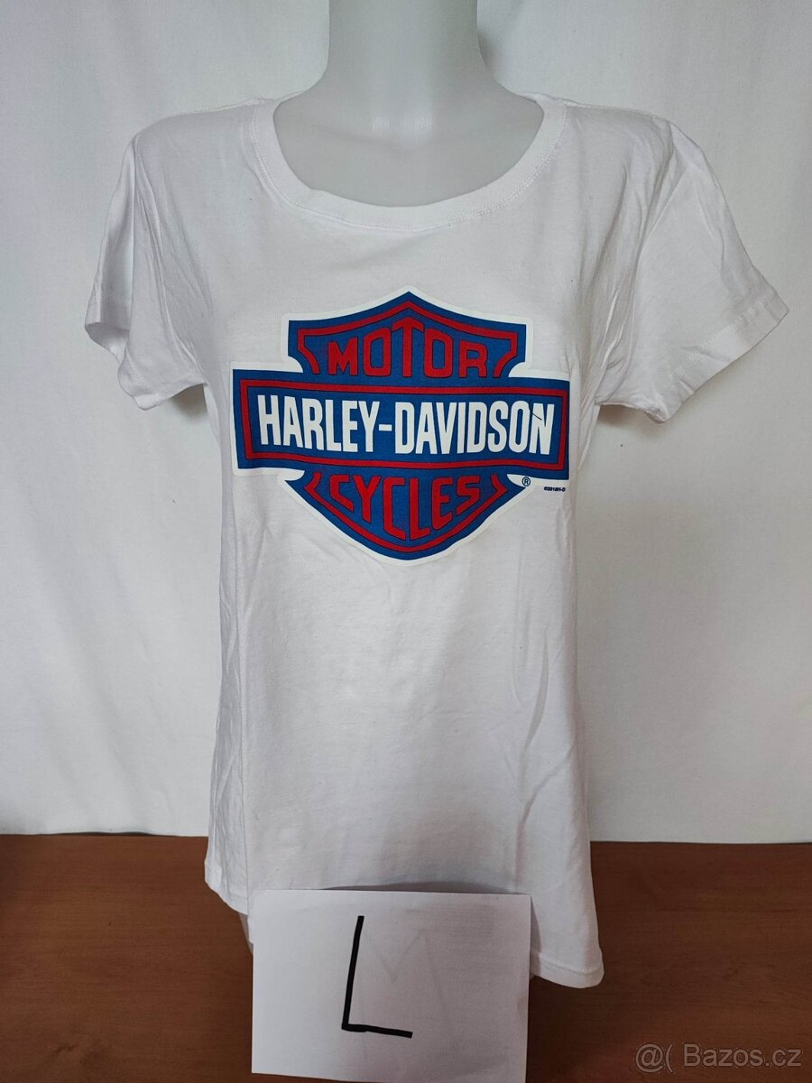 nové dámské triko Harley Davidson bílé vel L