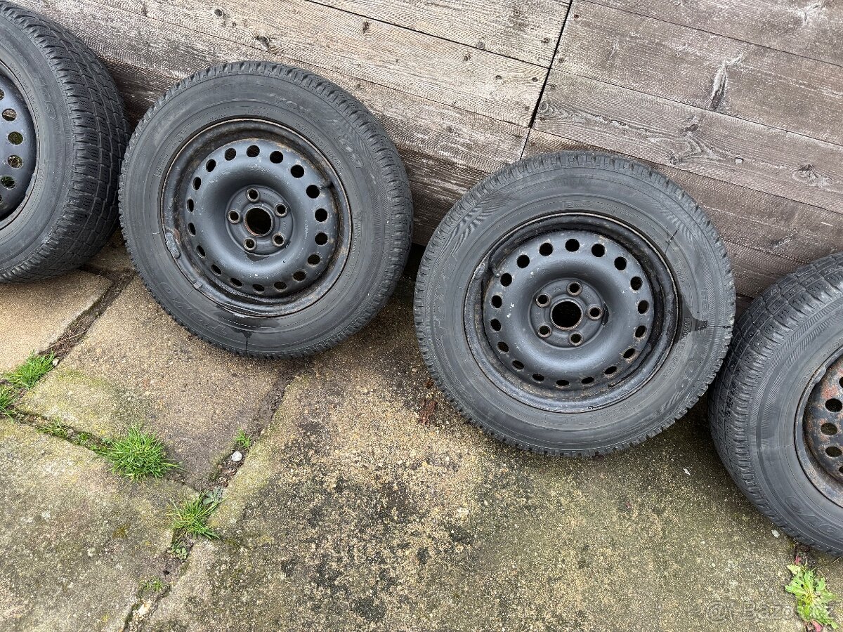 Plechove disky vw T4, Multivan, Caravelle, Transporter  6Jx1