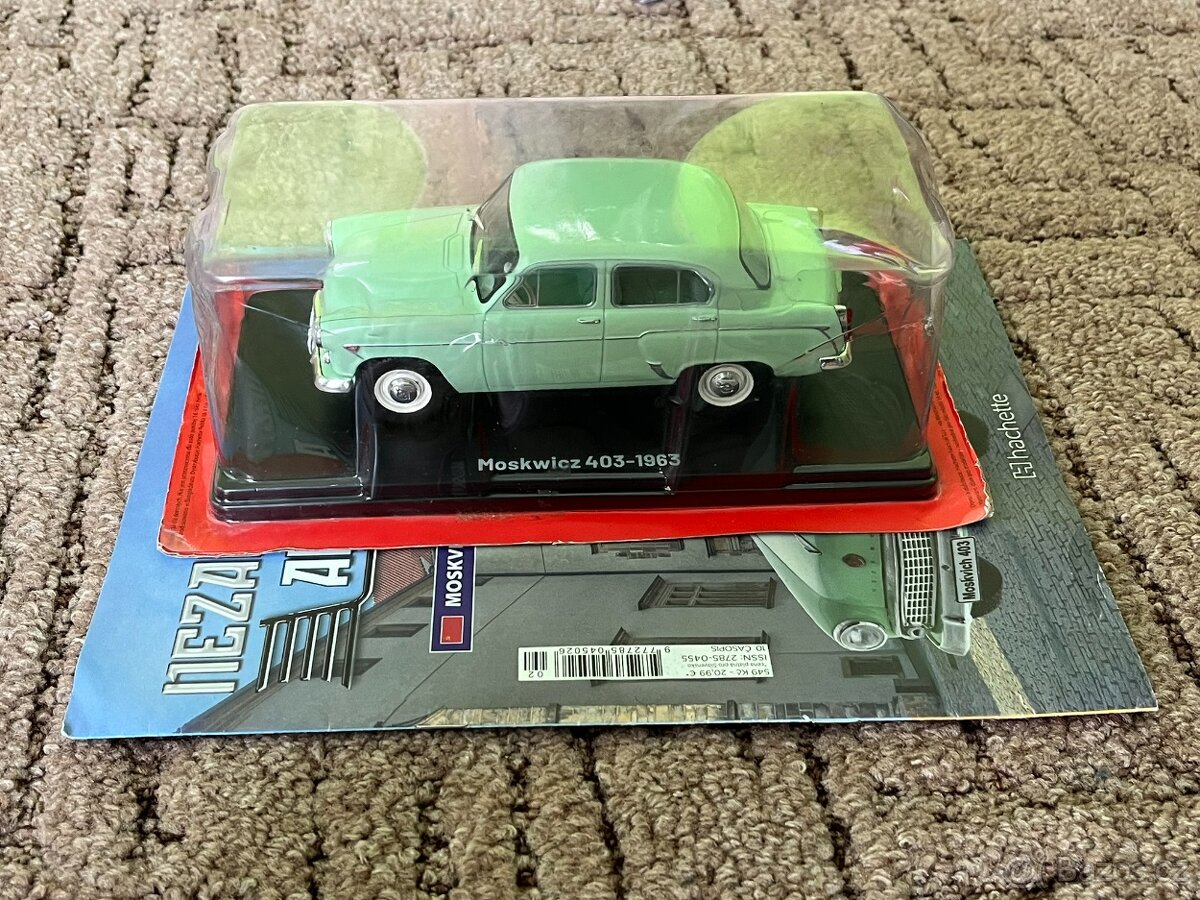 Hachette Nezapomenutelné automobily Moskvich 403 1:24