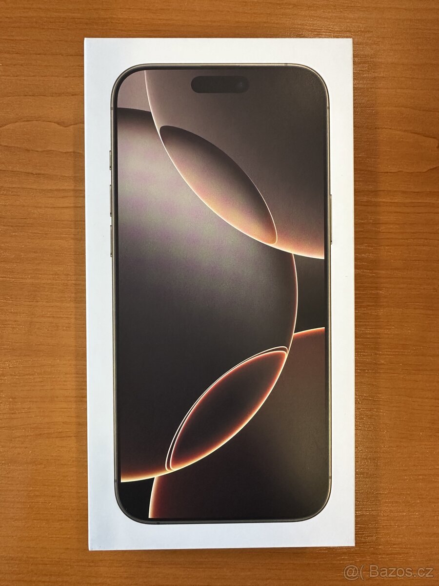 iPhone 16 Pro Max 512GB Desert Titan ZÁRUKA + příslšenství