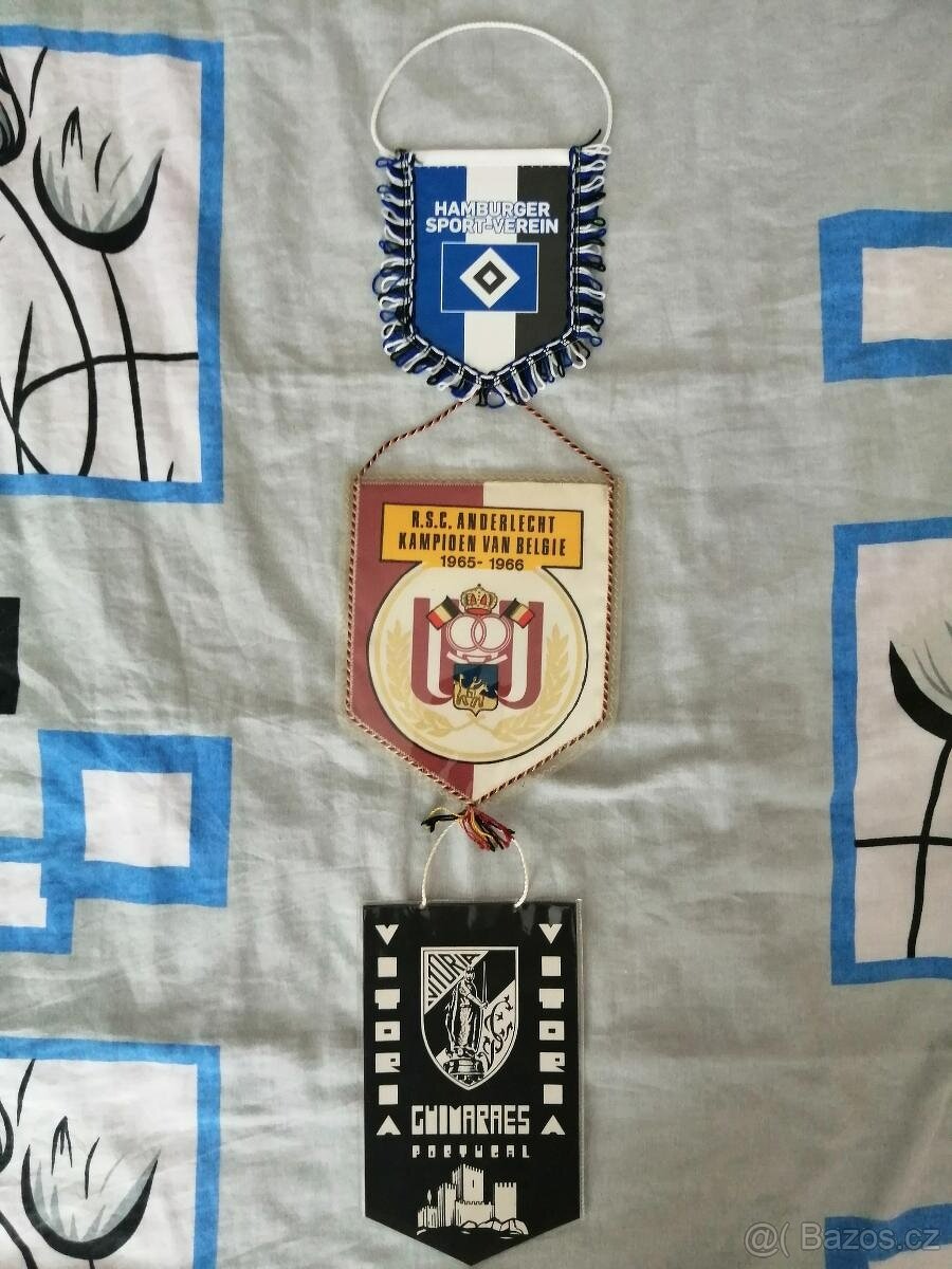 3 EXKLUZIVNÍ A KRÁSNÉ VLAJEČKY-Guimaraes, Hamburger SV, RSC