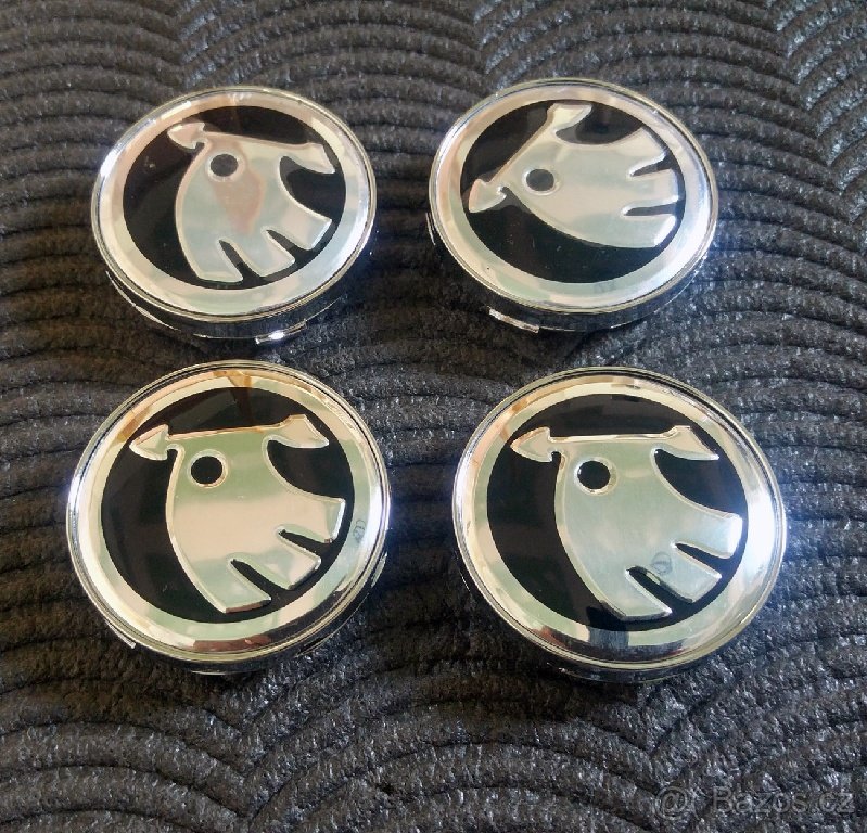 středové krytky Škoda 60mm pokličky
