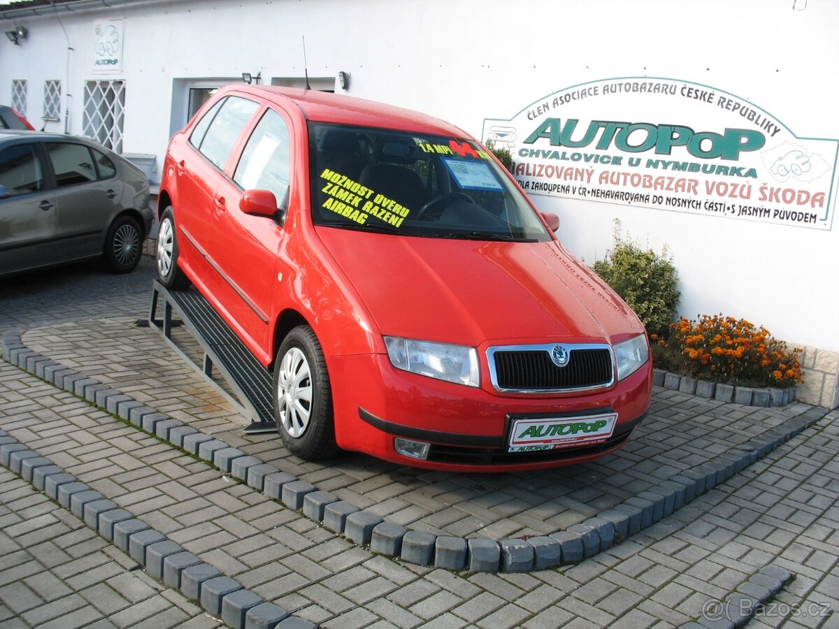 Fabia 1,4 MPi-44 kW, 39.000,-Kč