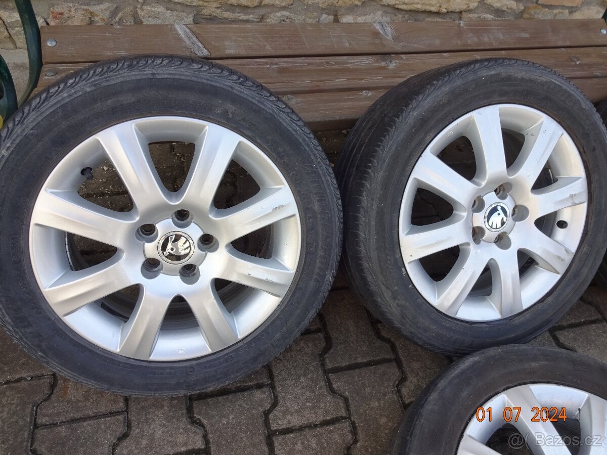 alu disky Škoda Fabia orig.