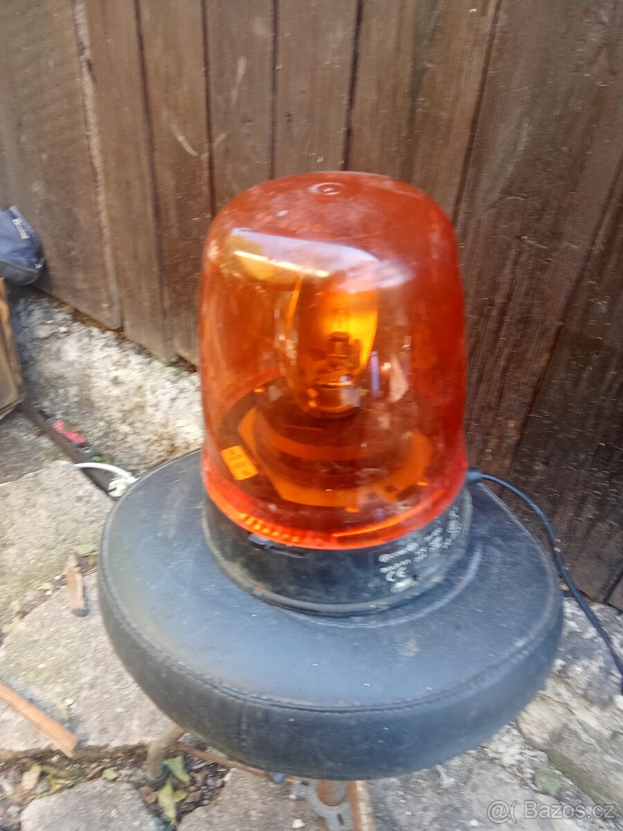 Maják výstražný oranžový magnetický