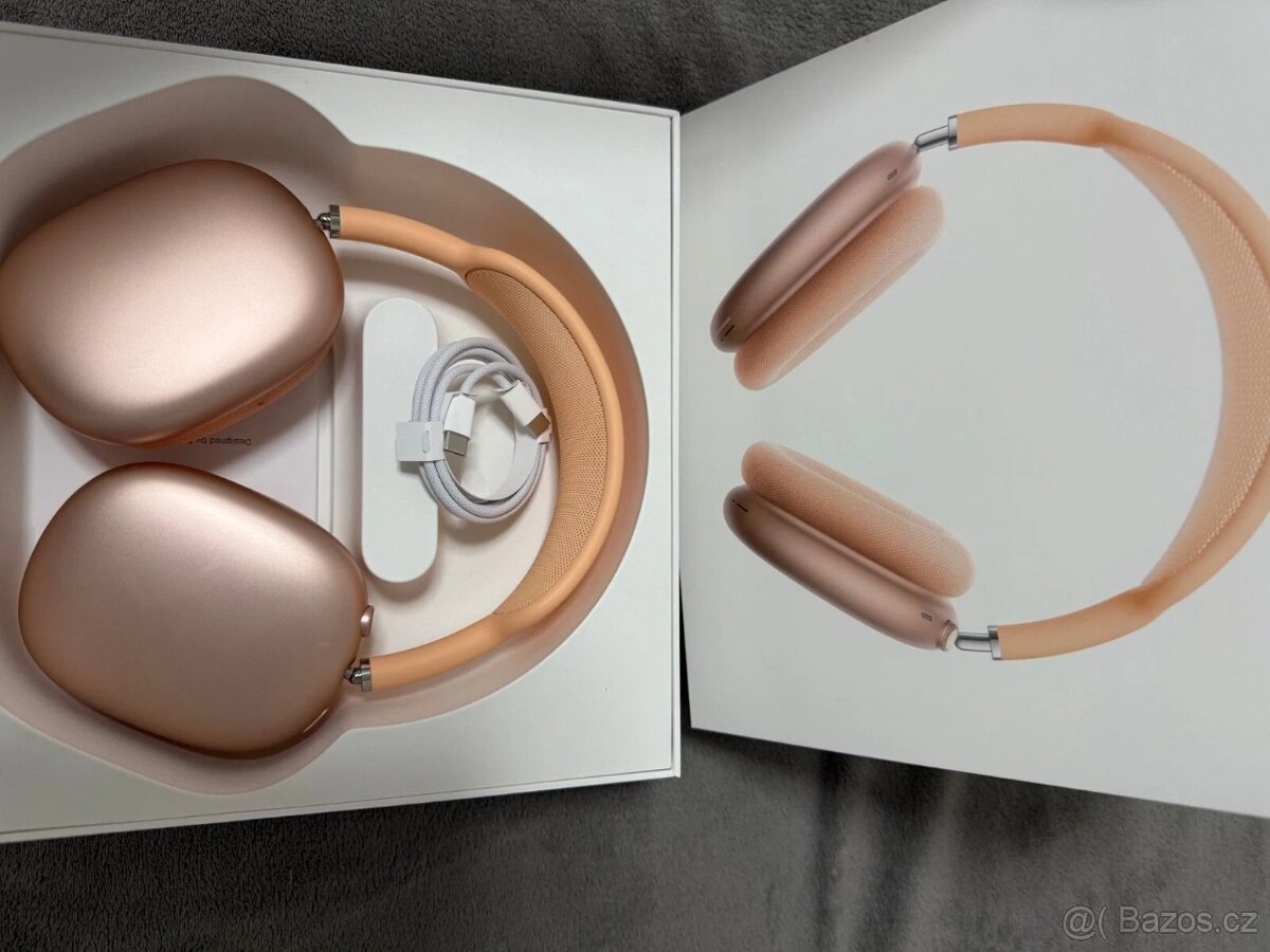 🎧 Apple AirPods Max – NOVÉ | Barva: Růžová / Oranžová | Zár