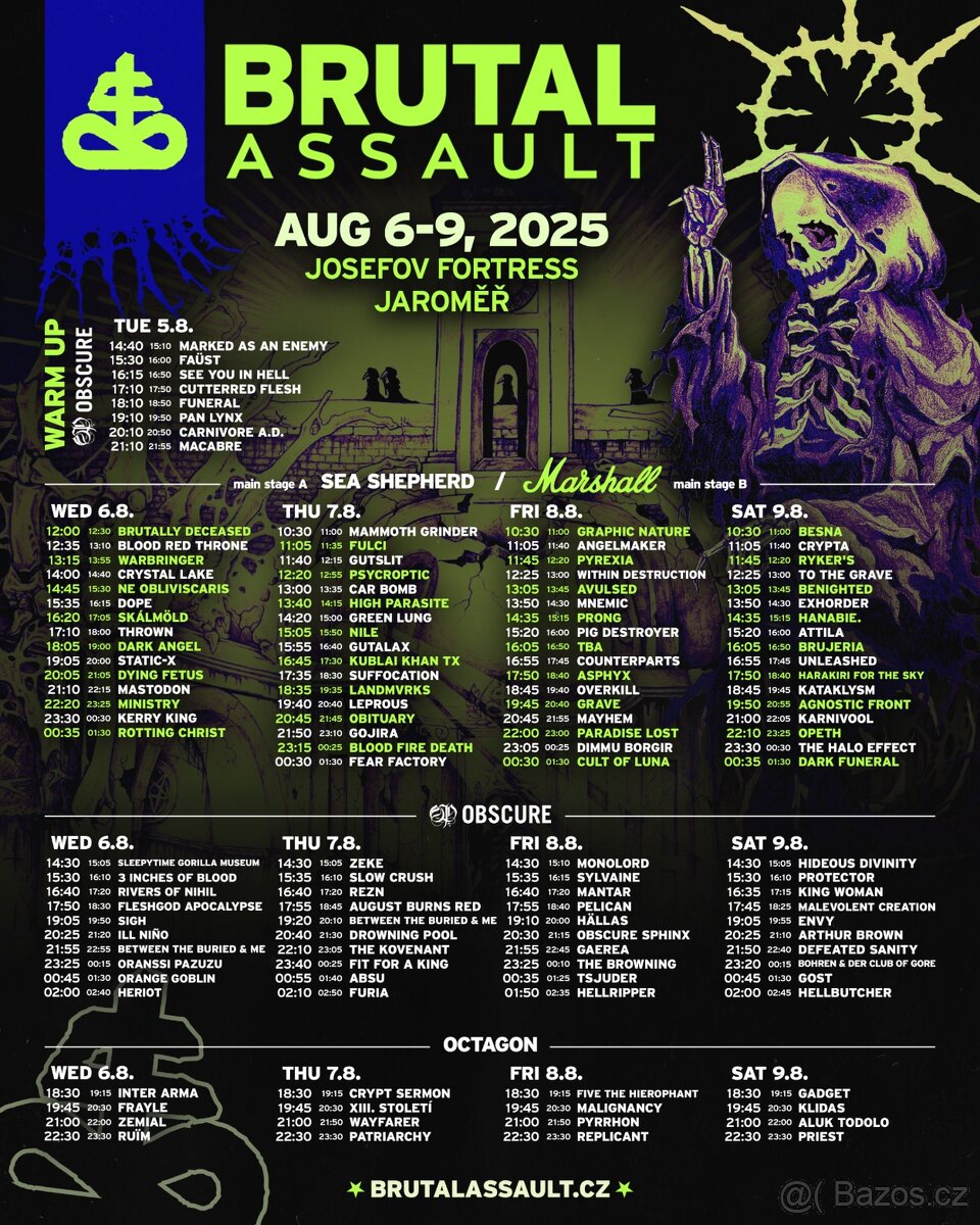 Brutal assault 6-9.8.2025