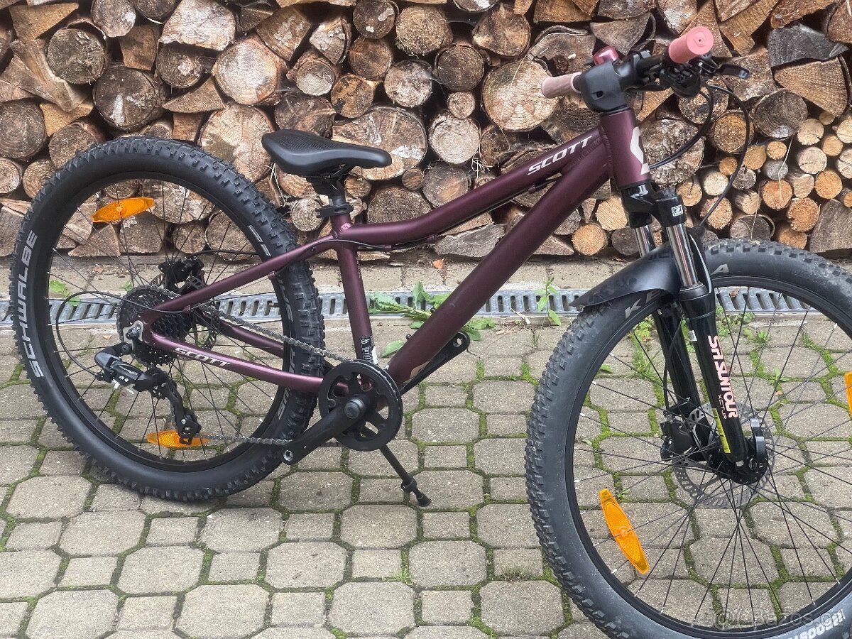 Dívčí kolo Scott Contessa 24 disc, od 125cm, hydraulické brz