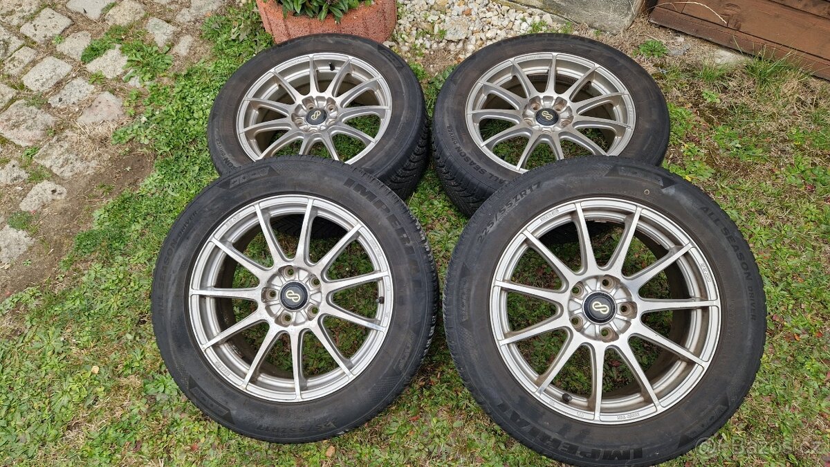 Celoroční Alu kola 5x114,3 R17 Mazda Hyundai Honda