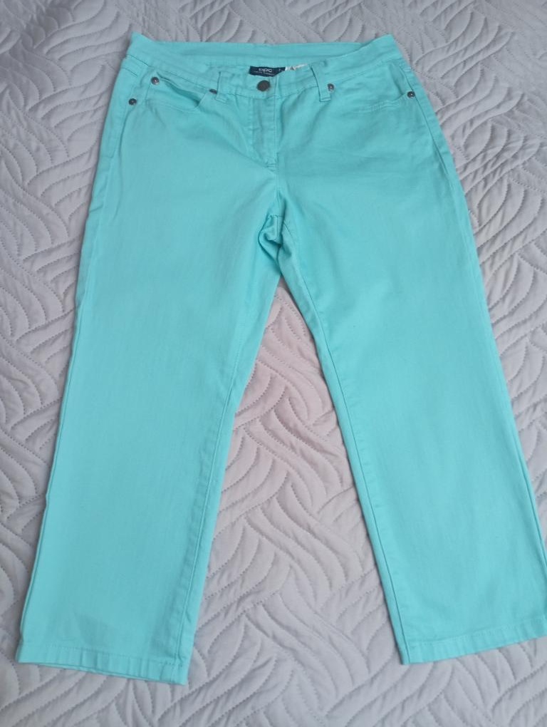 dámské tříčtvrteční riflové kalhoty zn. bpc,