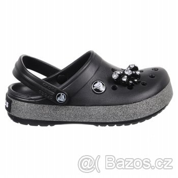 Crocbling Crocs with Jibbitz Charms - BLACK - C8/9 - vel.26