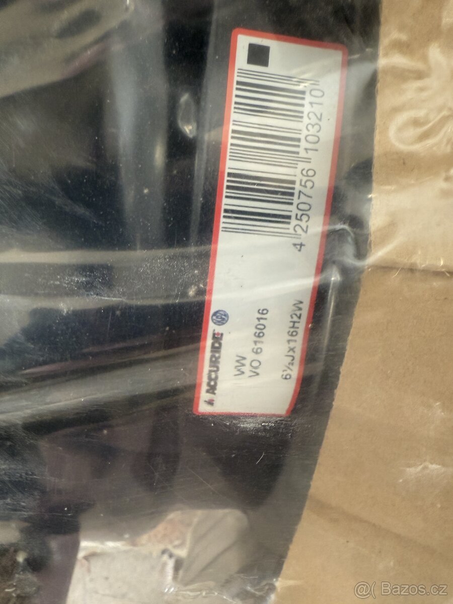 Ocelový disk VW TRANSPORTER T6 (6,5J16 ET52 51206565.1)