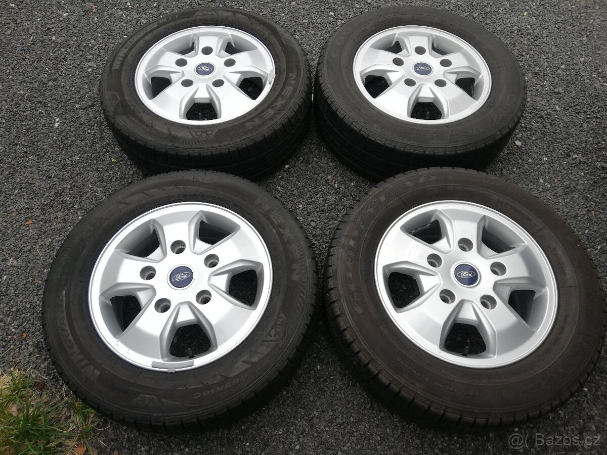 alu Ford Custom 215/65 R16C zimní, alu orig.Ford