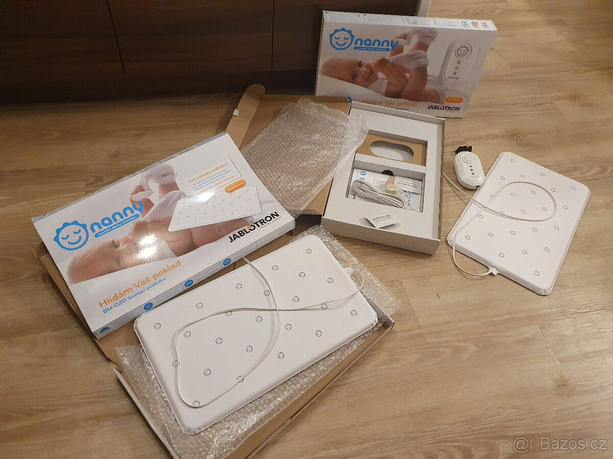 Monitor dechu s náhradní podložkou Nanny Jablotron