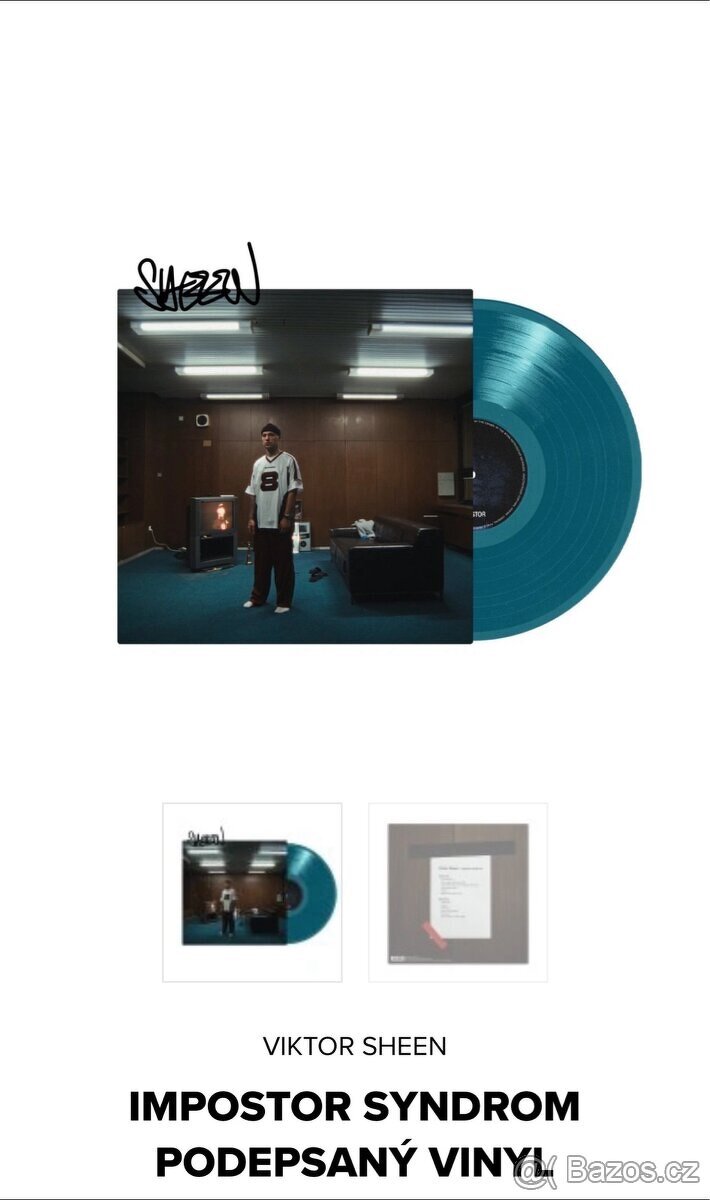 Viktor Sheen vinyl Syndrom podepsaný