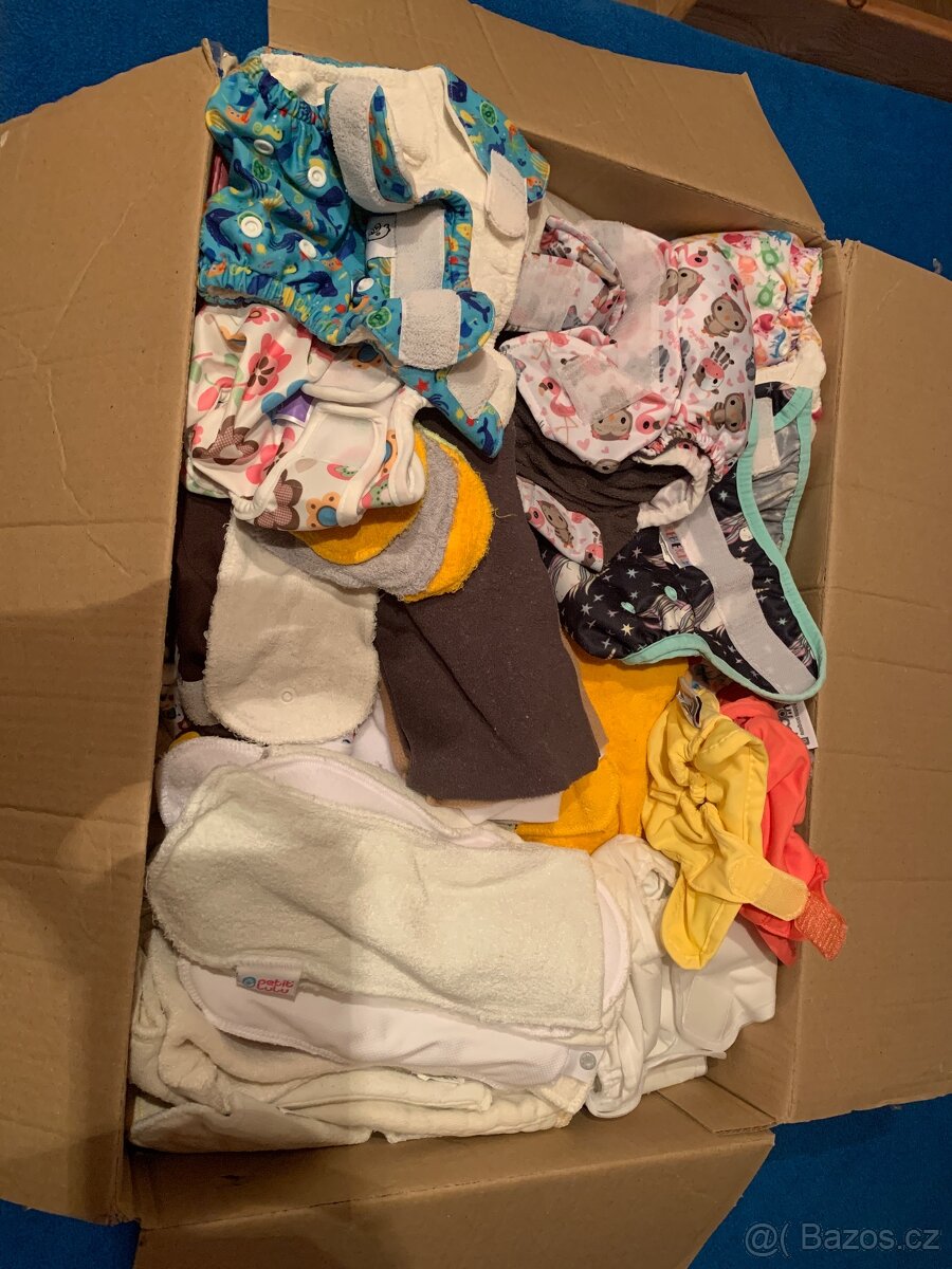 Látkové pleny od novorozence až po odplenkování