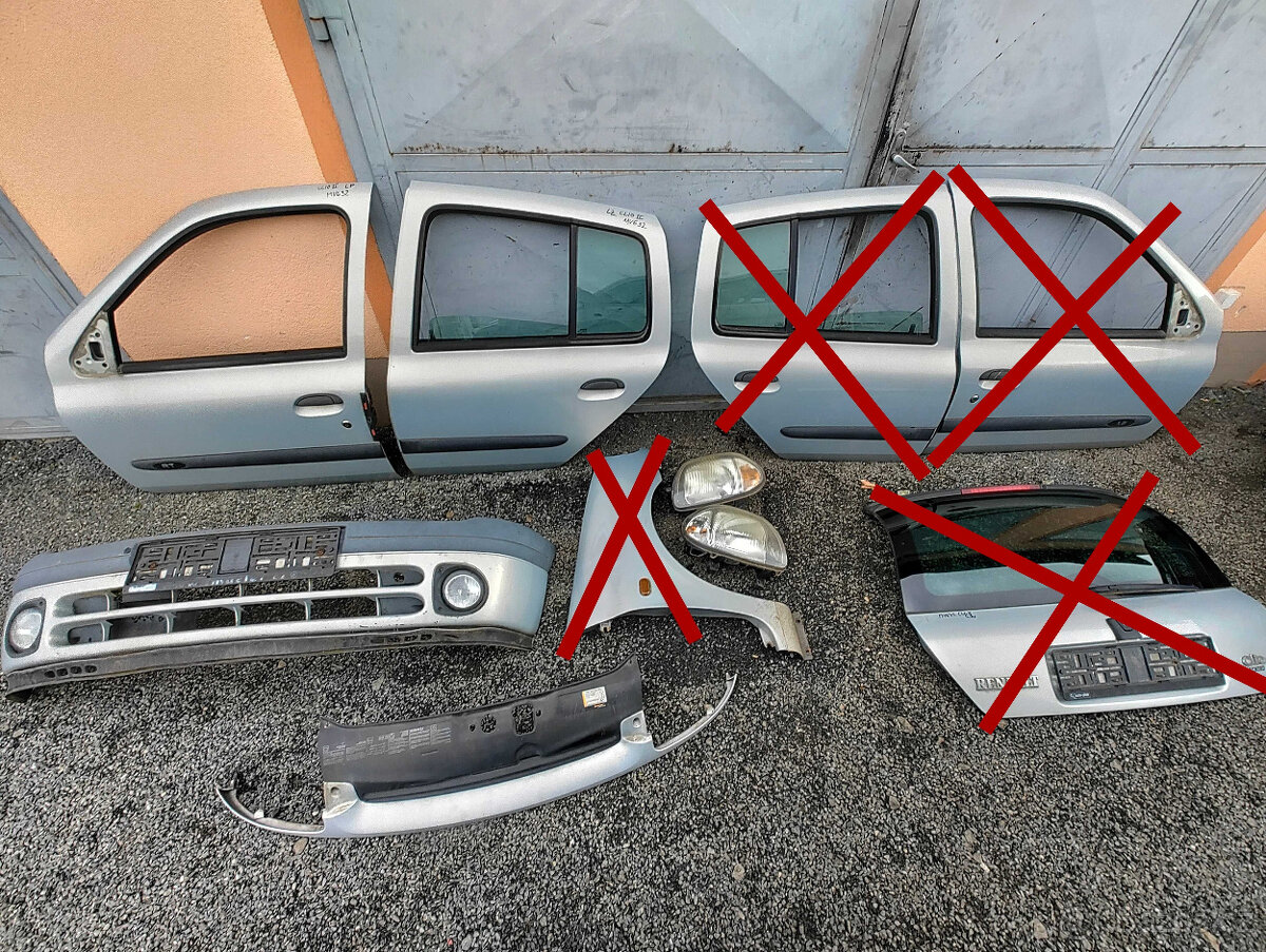 Karosářské díly Clio II - MV632