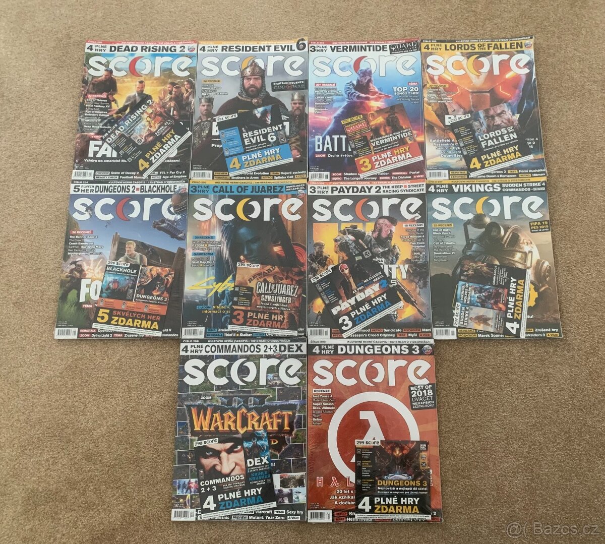 Časopisy Score 290-299