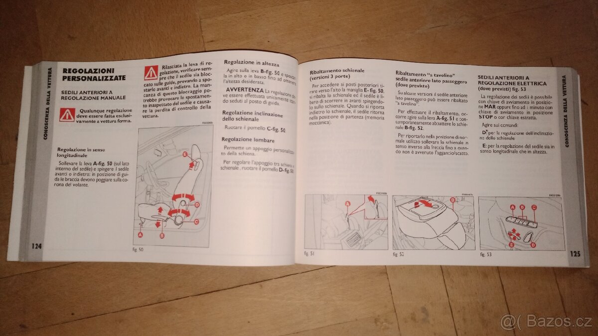 Navod, manual Fiat Stilo