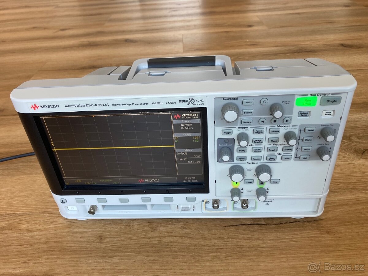 Osciloskop Keysight DSO-X 2012A upgrade